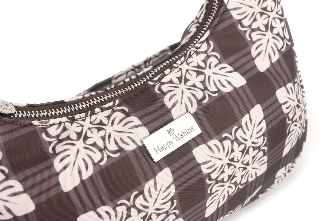 Shoulder Bag Amanda Ke'olu Quilt Palaka Brown