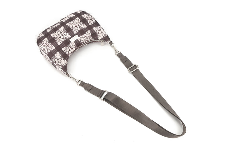 Shoulder Bag Amanda Ke'olu Quilt Palaka Brown