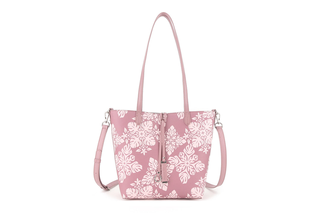 Reversible Tote Nancy Small Quilt Dusty Rose