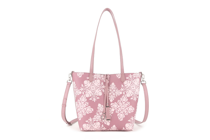 Reversible Tote Nancy Small Quilt Dusty Rose