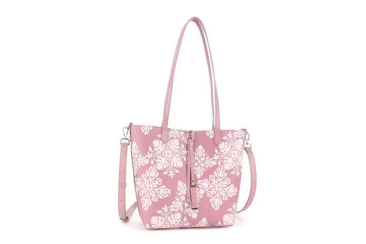 Reversible Tote Nancy Small Quilt Dusty Rose