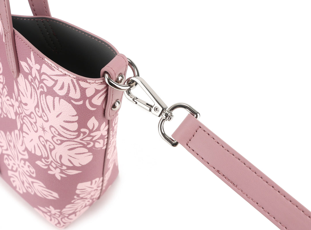 Reversible Tote Nancy Small Quilt Dusty Rose