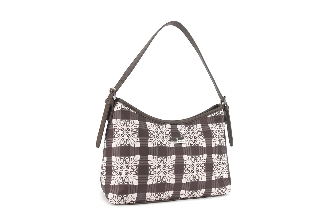 Shoulder Bag Ke'olu Quilt Palaka Brown