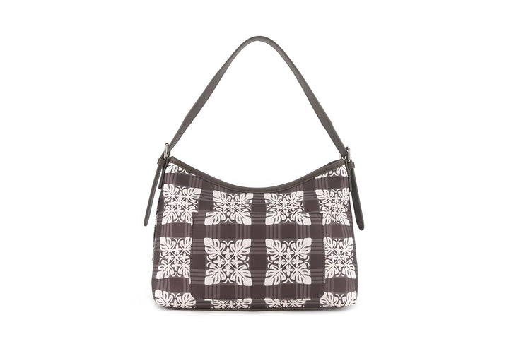 Shoulder Bag Ke'olu Quilt Palaka Brown