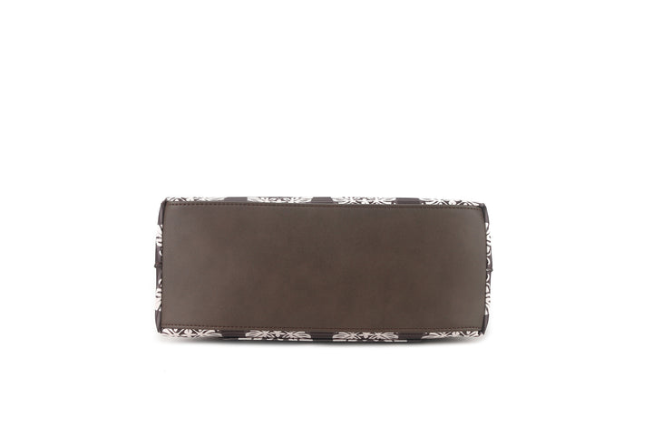 Shoulder Bag Ke'olu Quilt Palaka Brown