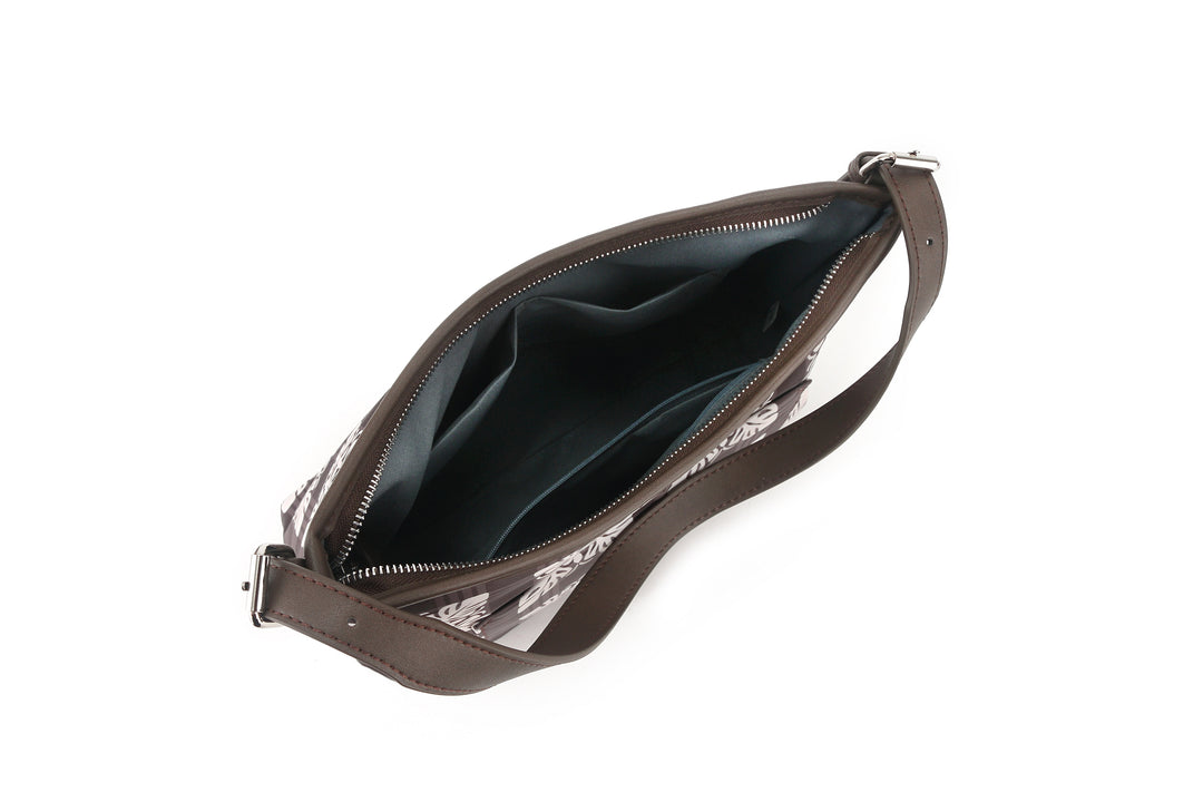 Shoulder Bag Ke'olu Quilt Palaka Brown