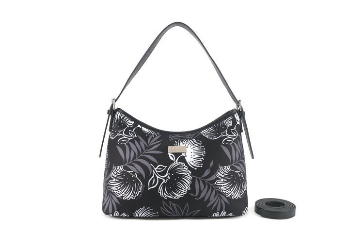 Shoulder Bag Ke'olu Lehua Black