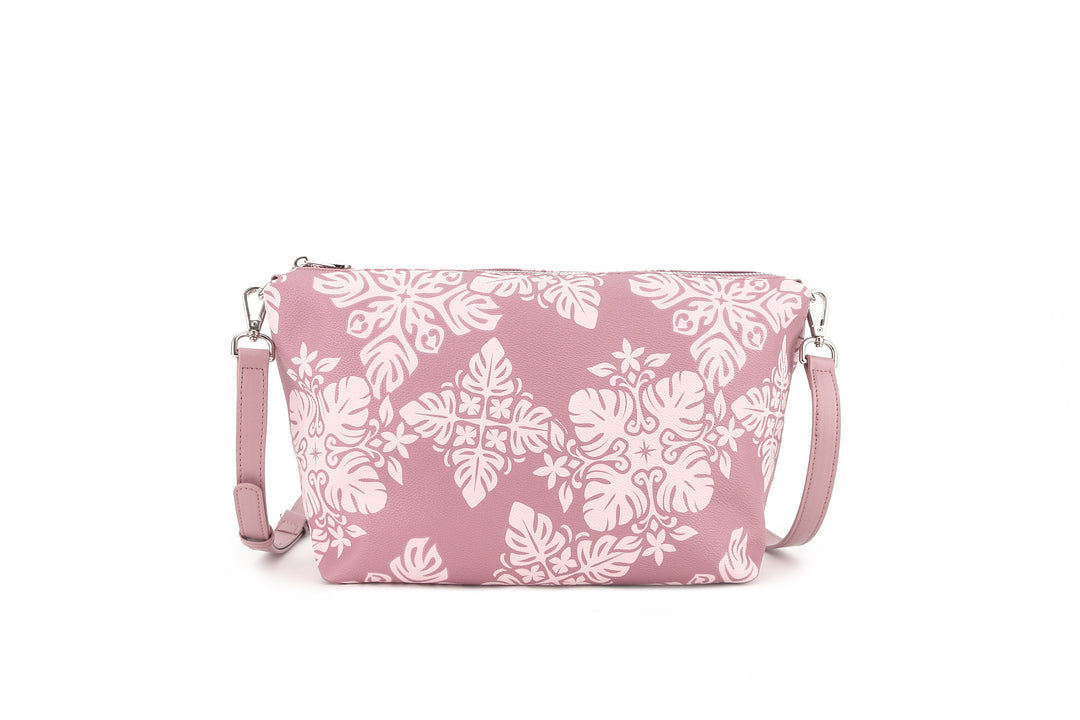 Reversible Tote Nancy Large Quilt Dusty Rose