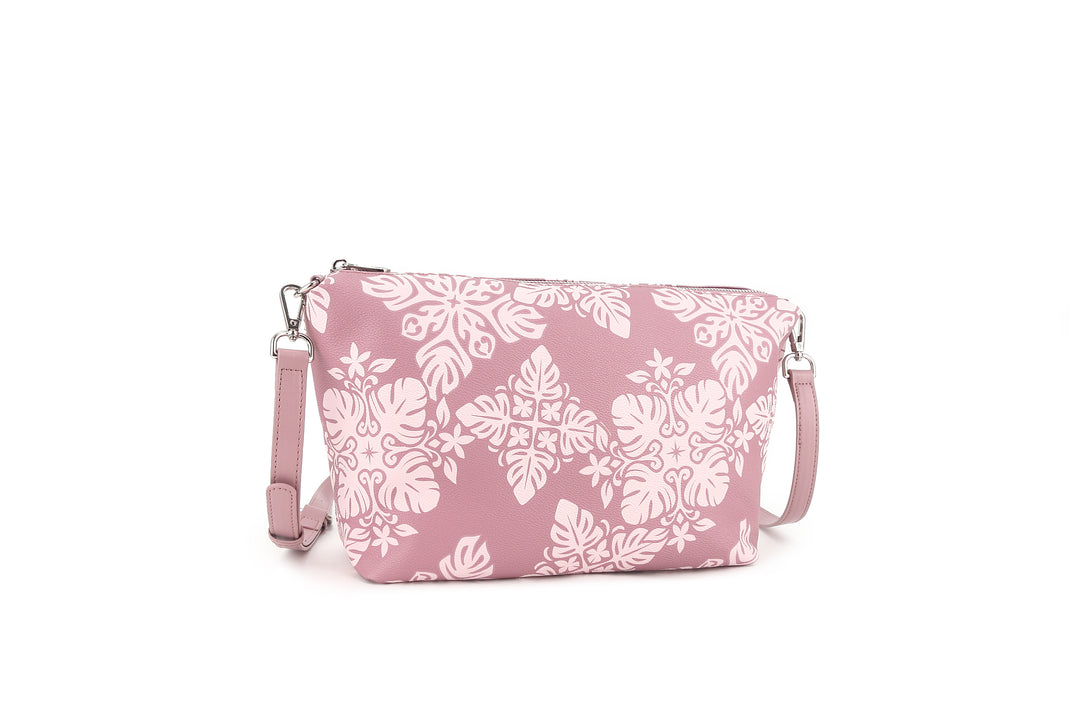 Reversible Tote Nancy Large Quilt Dusty Rose