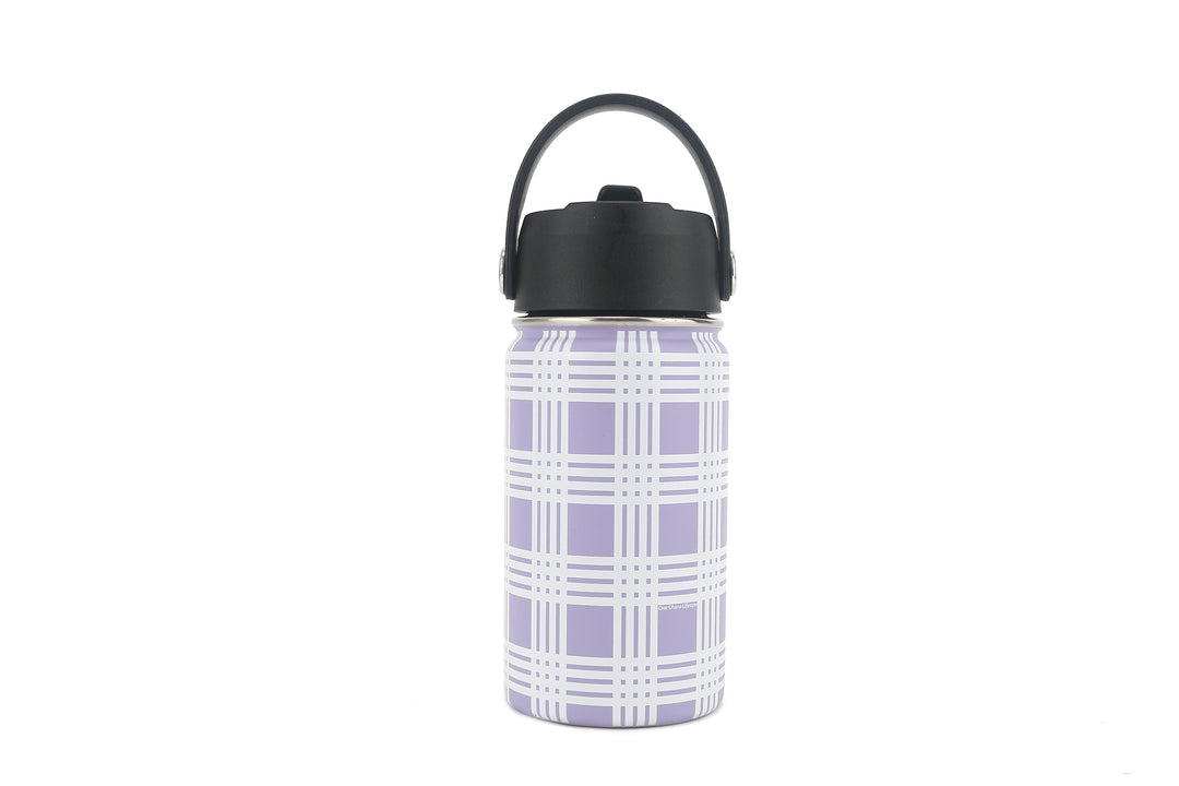 Insulated Water Bottle 12oz Palaka Purple