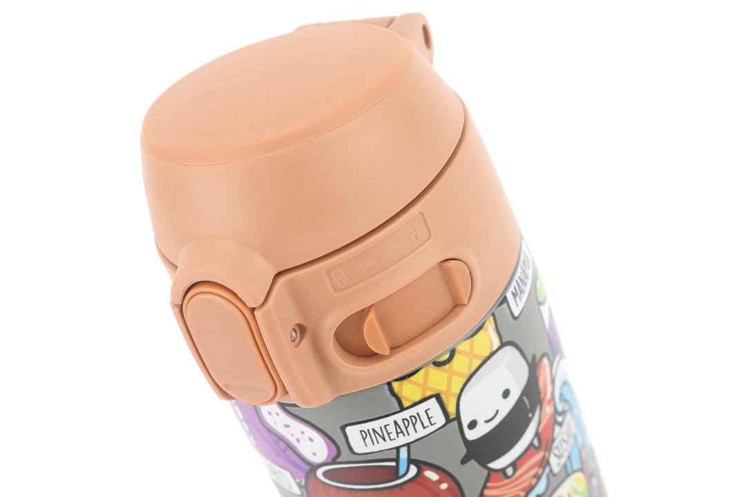Insulated Water Bottle 15oz Craving Hawaii Grey