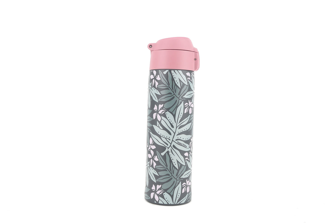 Insulated Water Bottle 15oz Lauae Dark Grey