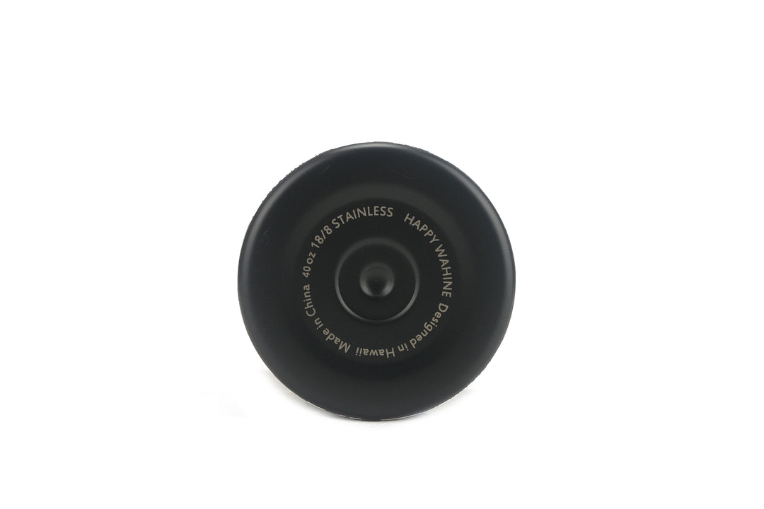 Insualted Water Bottle 40oz Local Snacks Black