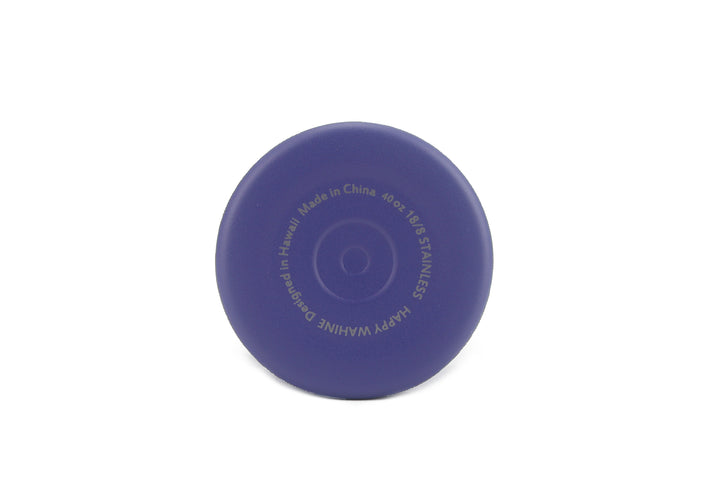 Insulated Water Bottle 40oz Plumeria Blue