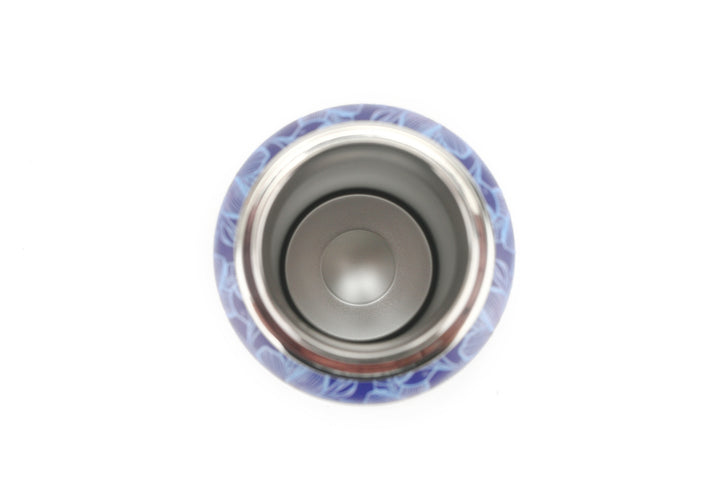 Insulated Water Bottle 40oz Plumeria Blue