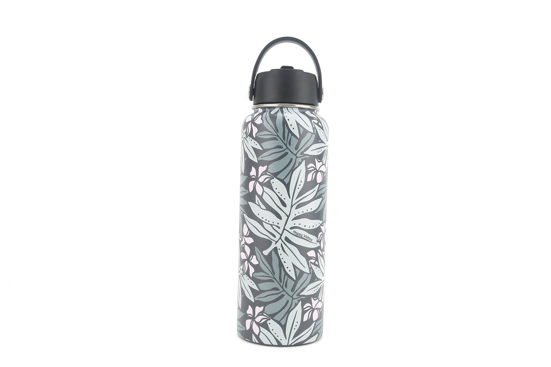 Insulated Water Bottle 40oz Lauae Dark Grey