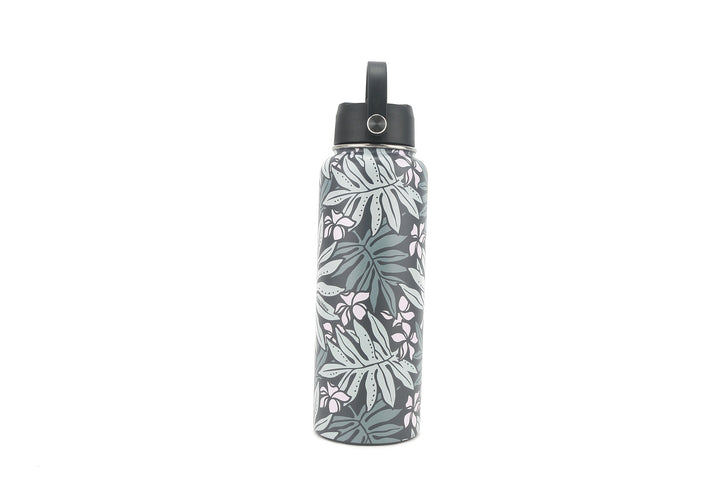 Insulated Water Bottle 40oz Lauae Dark Grey