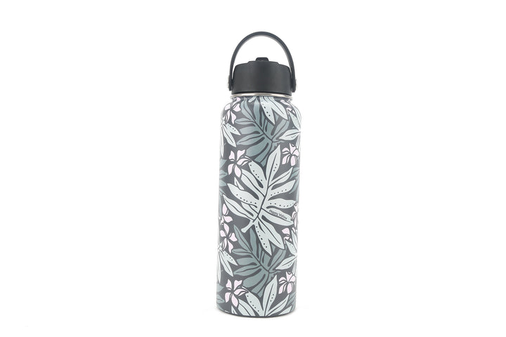 Insulated Water Bottle 40oz Lauae Dark Grey