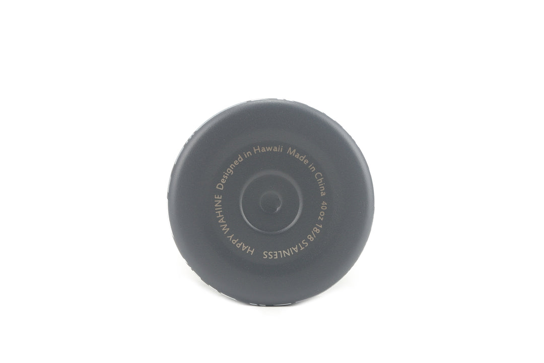Insulated Water Bottle 40oz Lauae Dark Grey