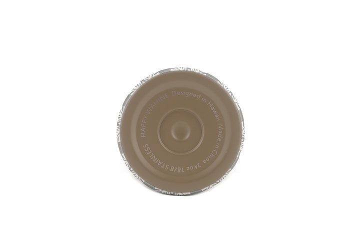 Insulated Water Bottle 24oz Quilt Palaka Brown
