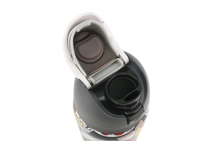 Insulated Water Bottle 32oz Snap Plate Lunch Black