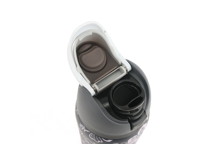 Insulated Water Bottle 32oz Snap Cherry Blossom Grey