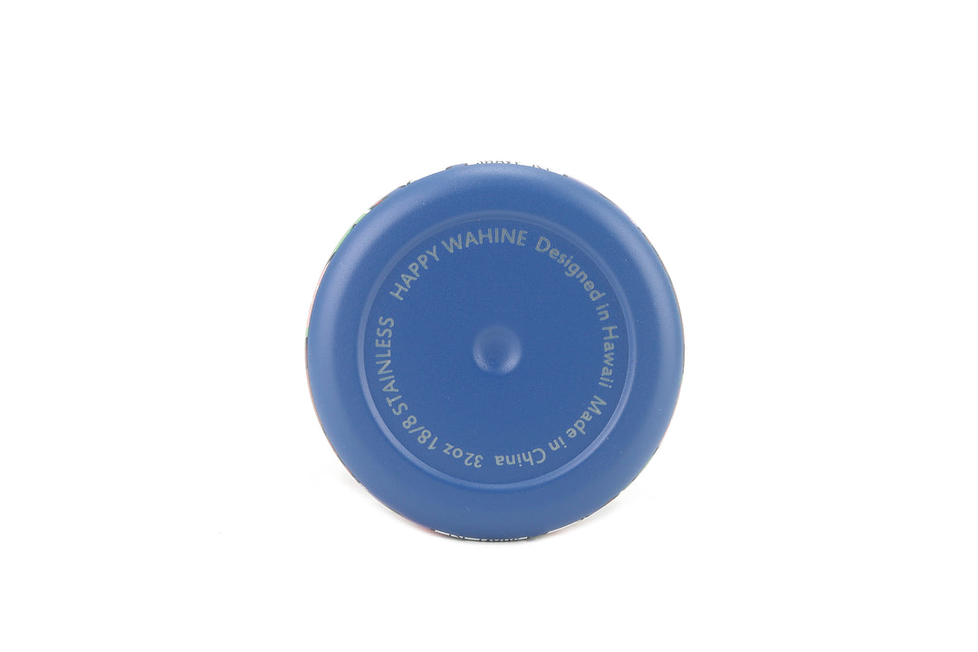 Insulated Water Bottle 32oz Snap Craving Hawaii Blue