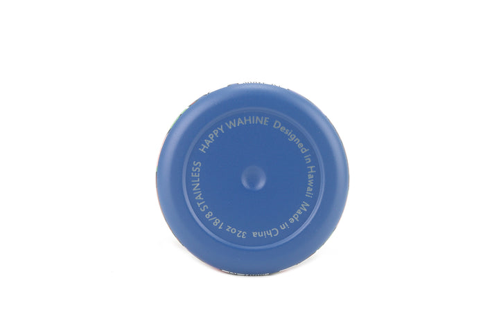 Insulated Water Bottle 32oz Snap Craving Hawaii Blue