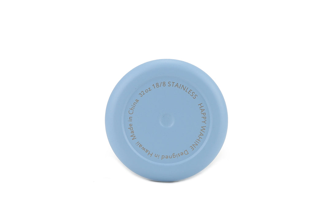 Insulated Water Bottle 32oz Snap Palaka Blue