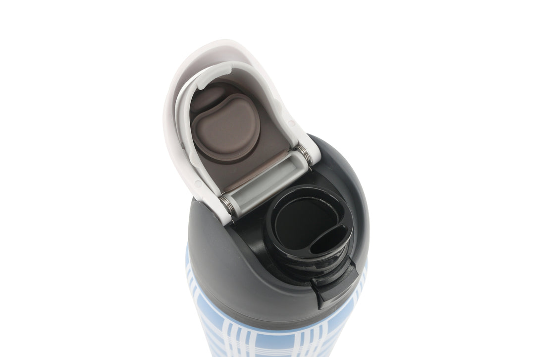Insulated Water Bottle 32oz Snap Palaka Blue