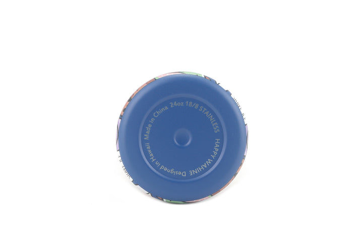 Insulated Water Bottle 24oz Snap Craving Hawaii Blue