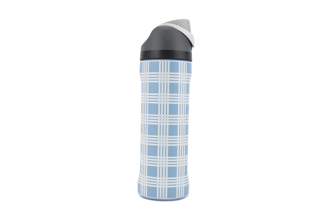 Insulated Water Bottle 24oz Snap Palaka Blue
