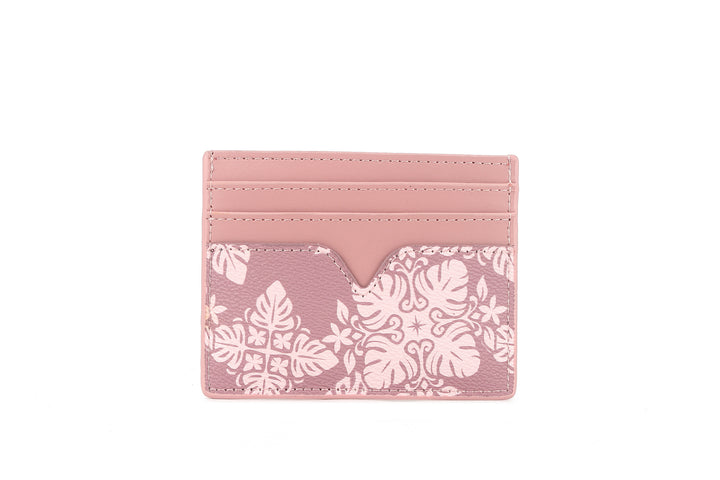 Card Case Meilany Quilt Dusty Rose