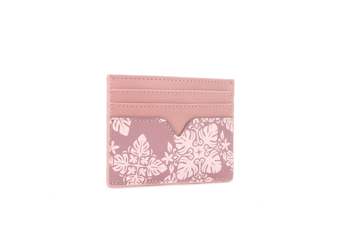 Card Case Meilany Quilt Dusty Rose