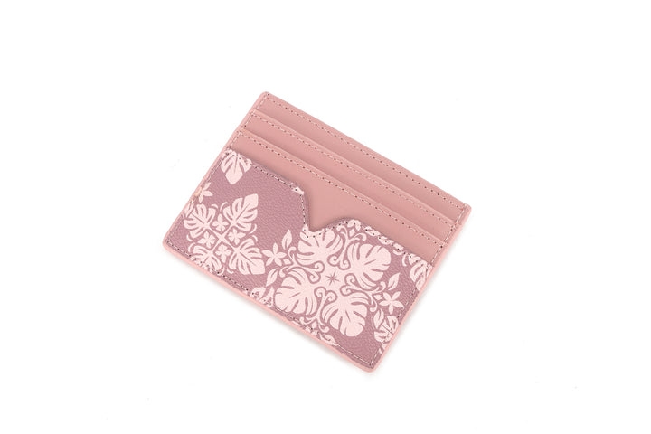 Card Case Meilany Quilt Dusty Rose