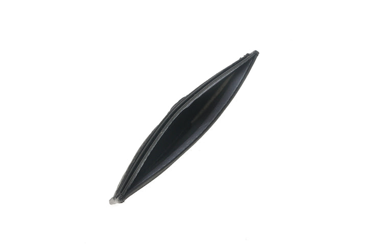 Card Case Meilany Anthurium Embossed Black