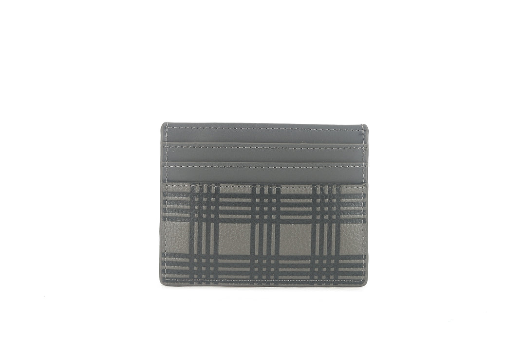 Card Case Meilany Palaka Embossed Grey