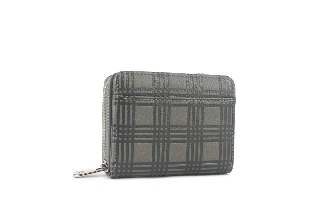 Wallet Meily Palaka Embossed Grey