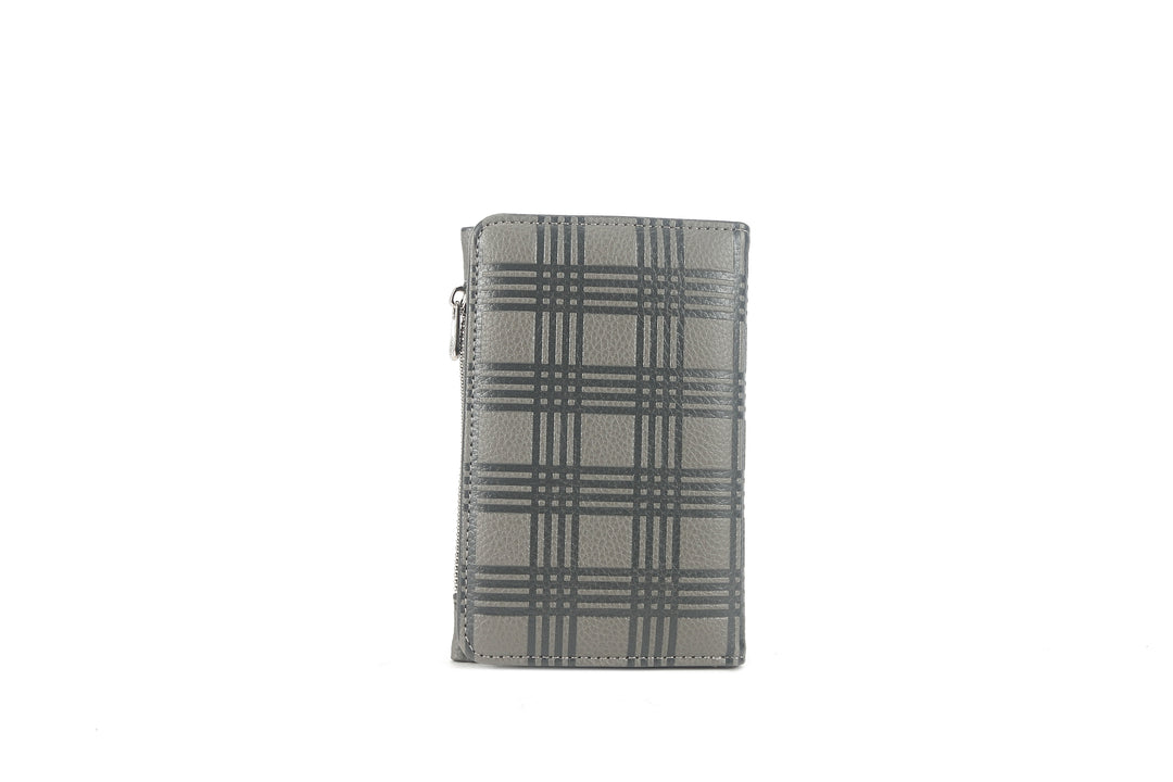Wallet Joanne Palaka Embossed Grey