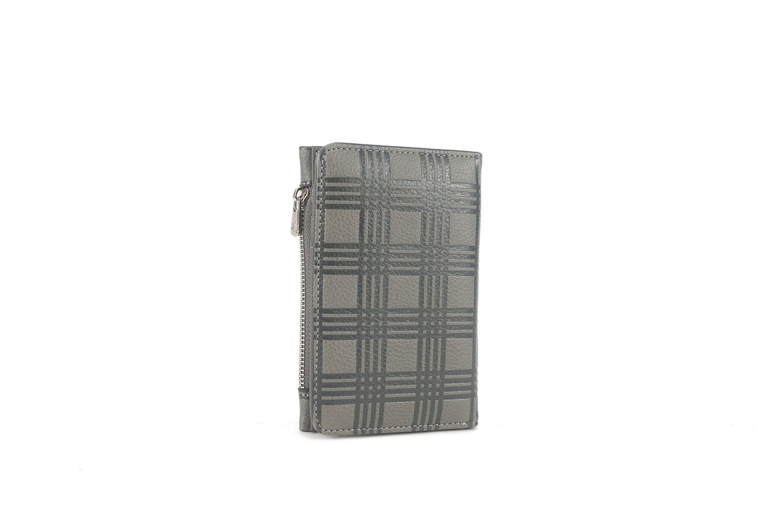Wallet Joanne Palaka Embossed Grey