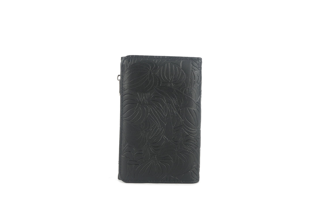 Wallet Joanne Anthurium Embossed Black