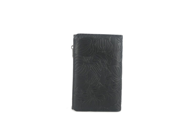 Wallet Joanne Anthurium Embossed Black