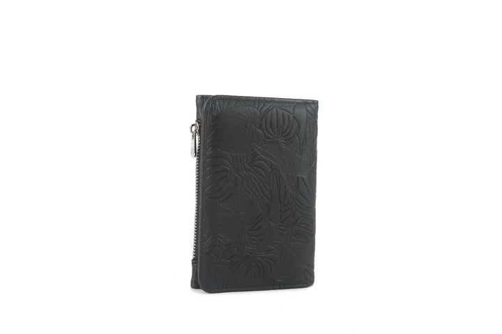 Wallet Joanne Anthurium Embossed Black