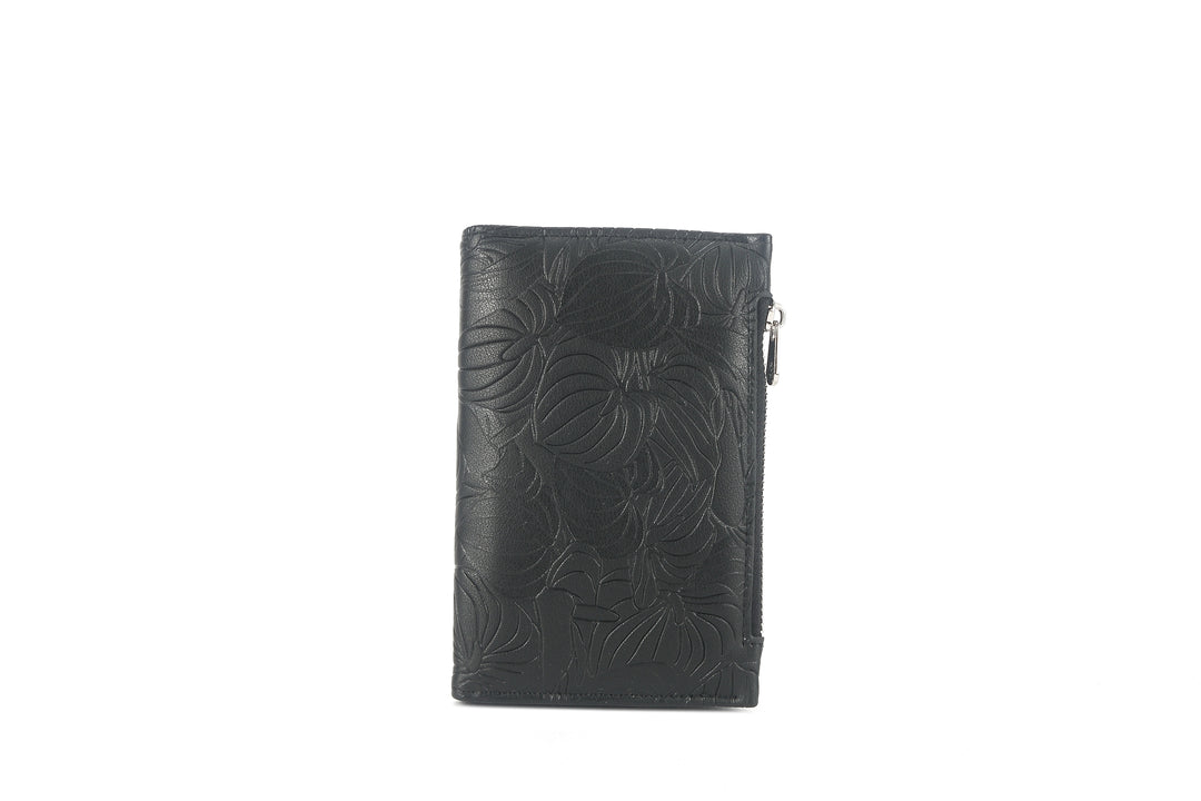 Wallet Joanne Anthurium Embossed Black