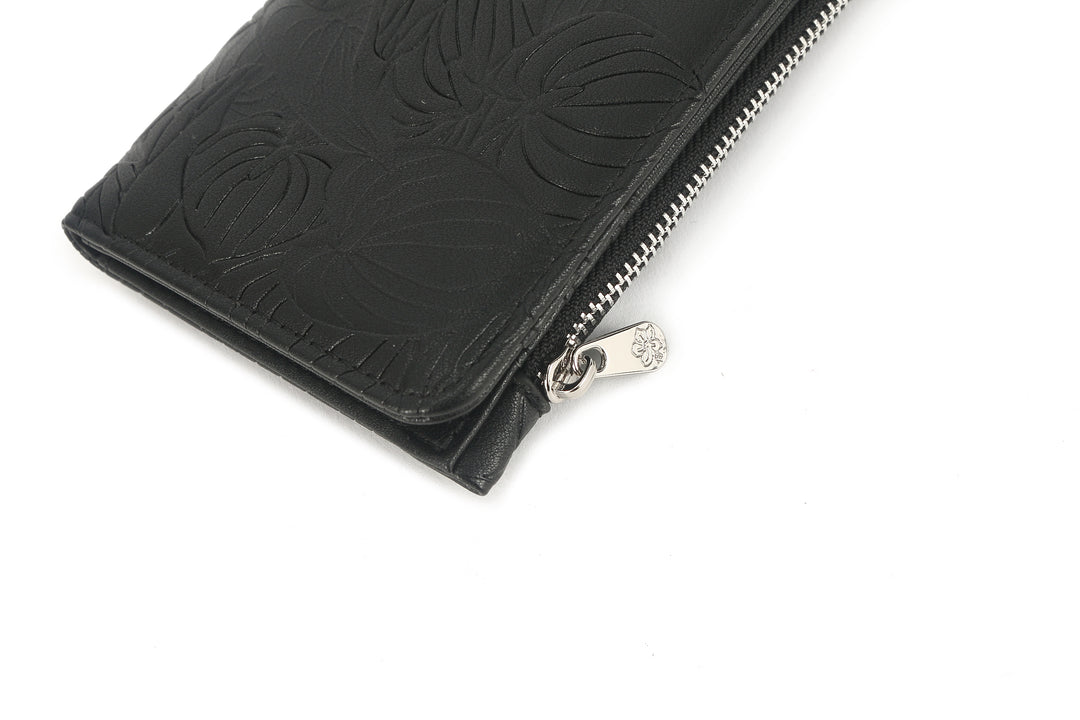 Wallet Joanne Anthurium Embossed Black