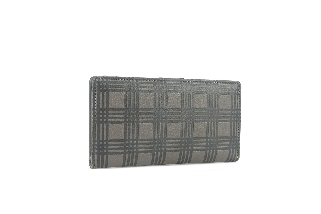 Wallet Teyla Palaka Embossed Grey