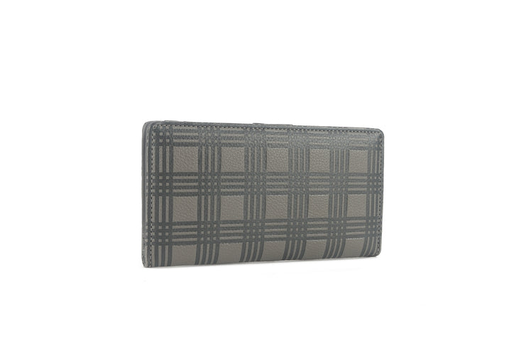 Wallet Teyla Palaka Embossed Grey