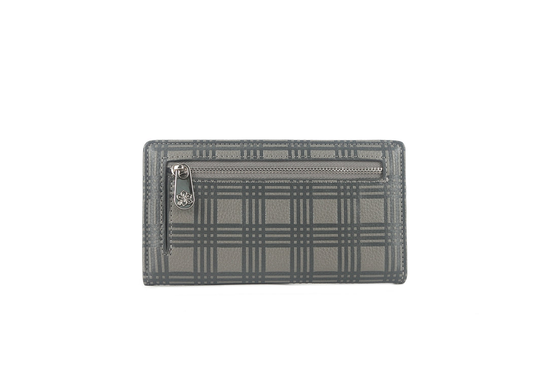 Wallet Teyla Palaka Embossed Grey
