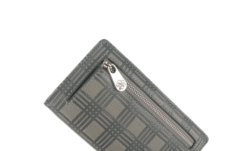 Wallet Teyla Palaka Embossed Grey