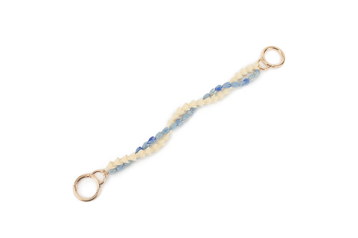 Lei Deco Charm 2-std Pakalana White Pikake Blue